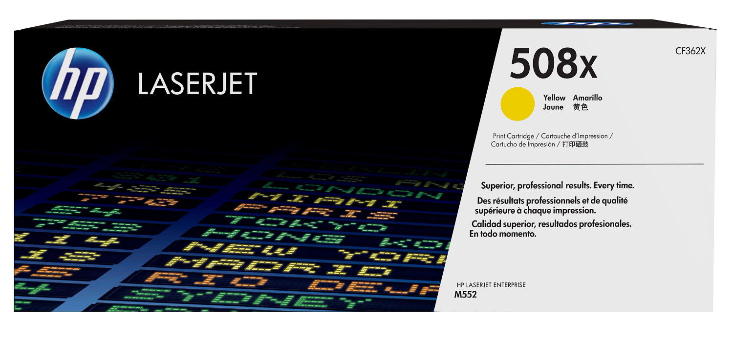 HP #508X Yellow Toner CF362X — HP