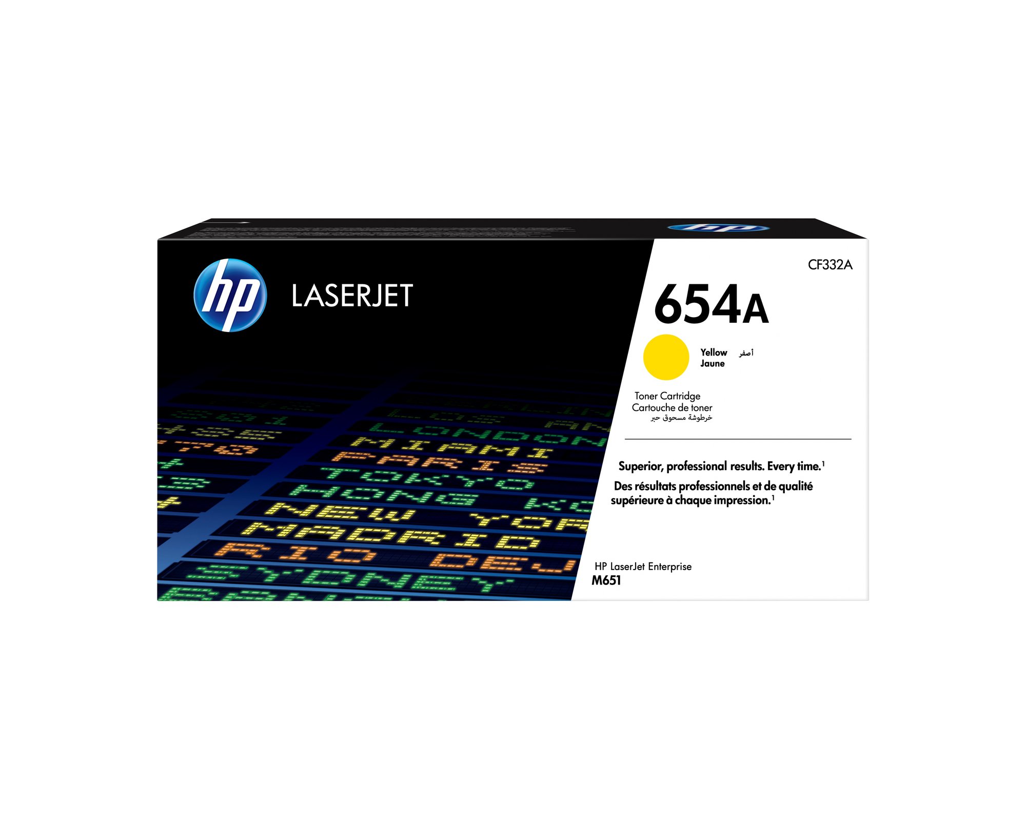 HP LasJet 654A YellCart CF332A — HP