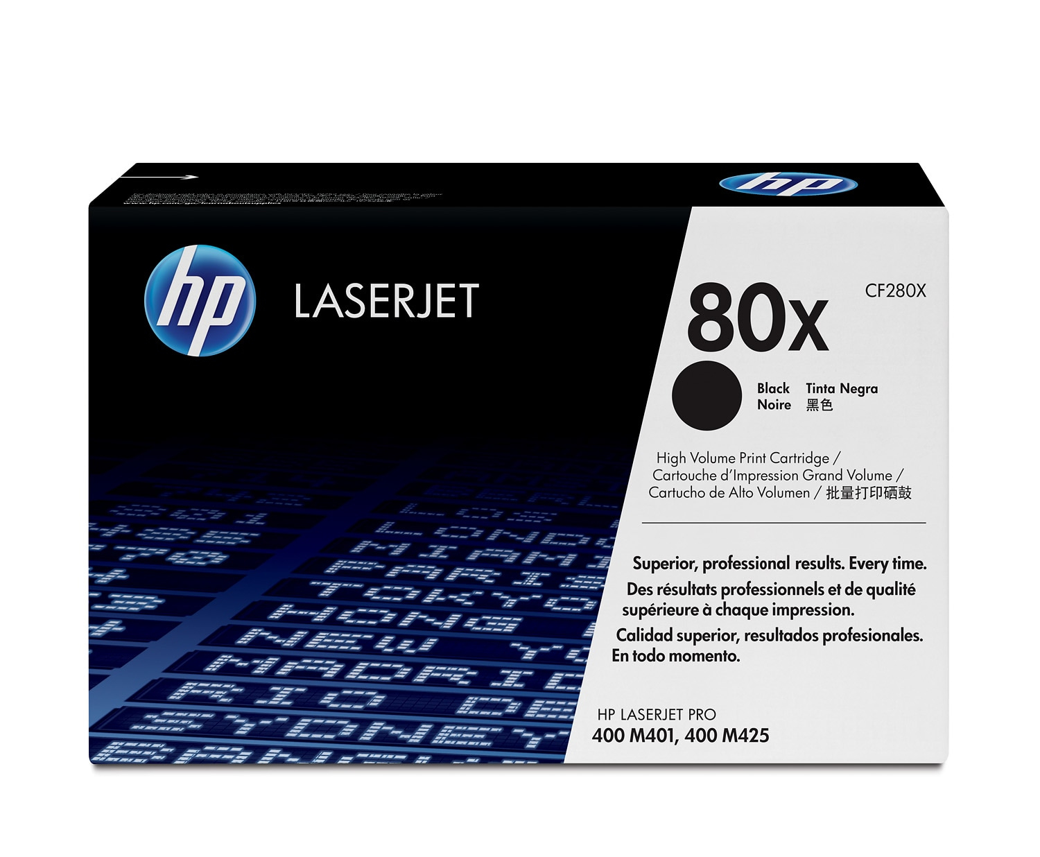 HP #80X Black Toner CF280X — HP