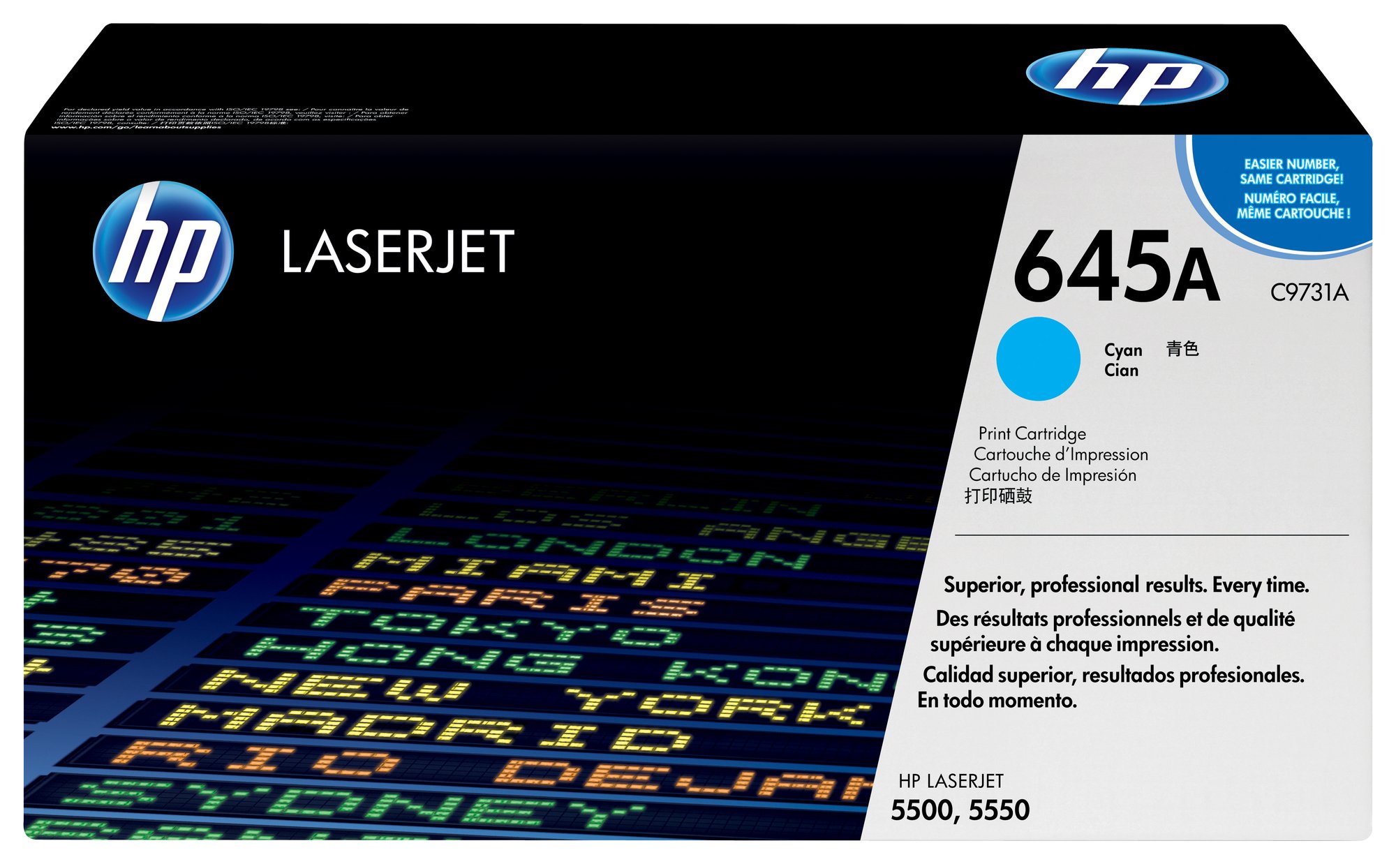 HP #645A Cyan Toner C9731A — HP