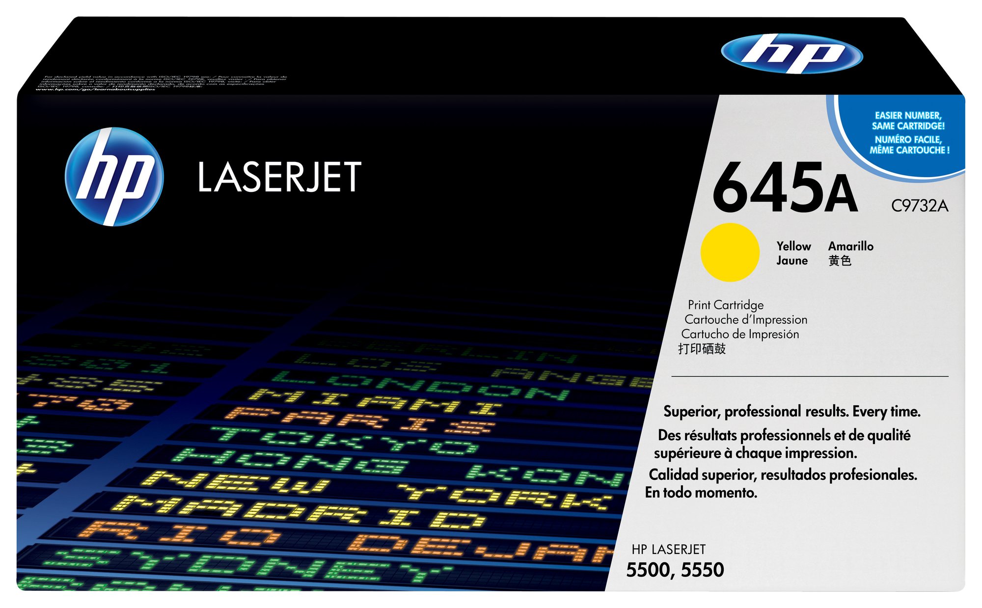 HP #645A Yellow Toner C9732A — HP
