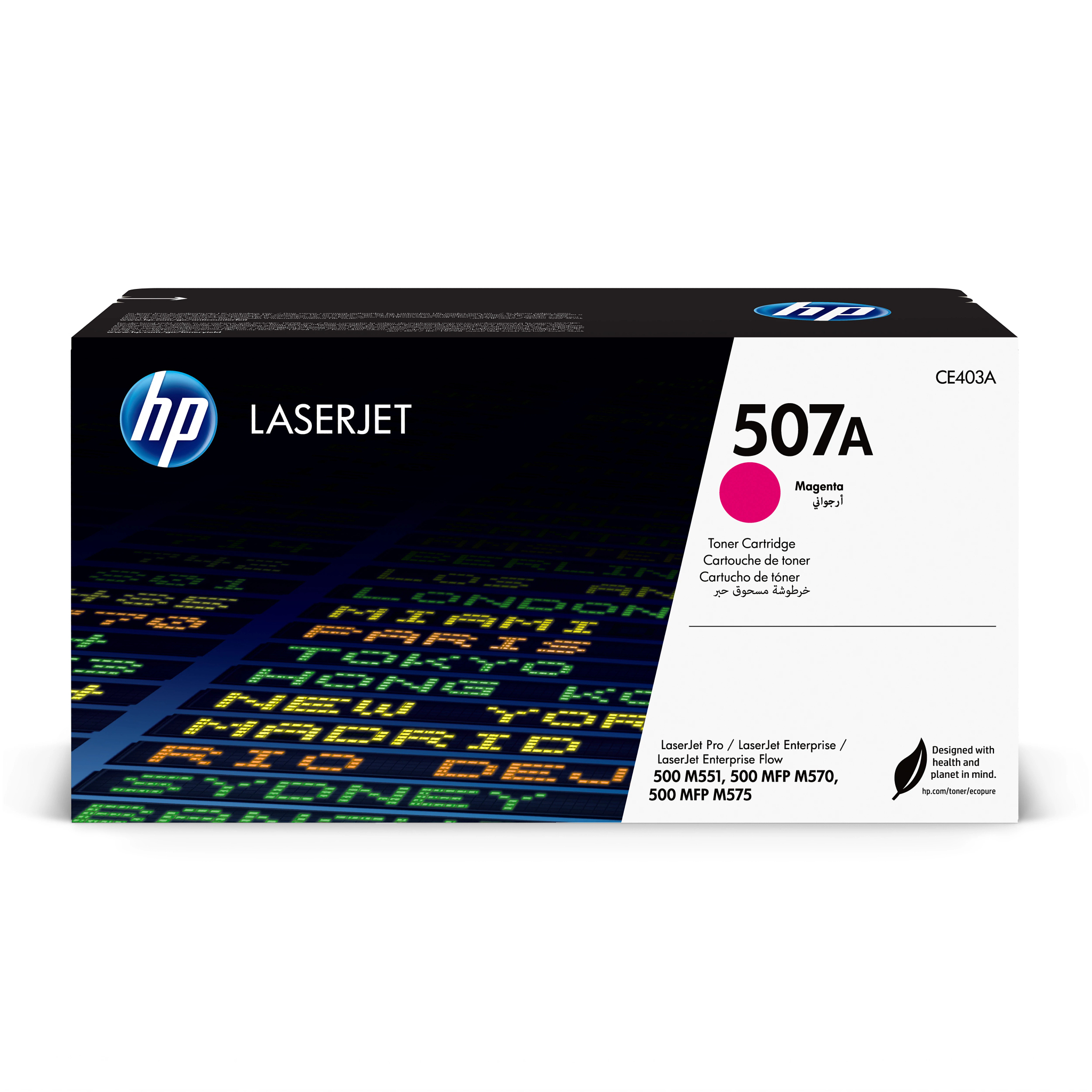 HP #507A Magenta Toner CE403A — HP