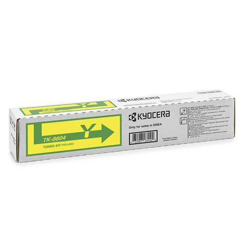 Kyocera TK8604 Yellow Toner — Kyocera