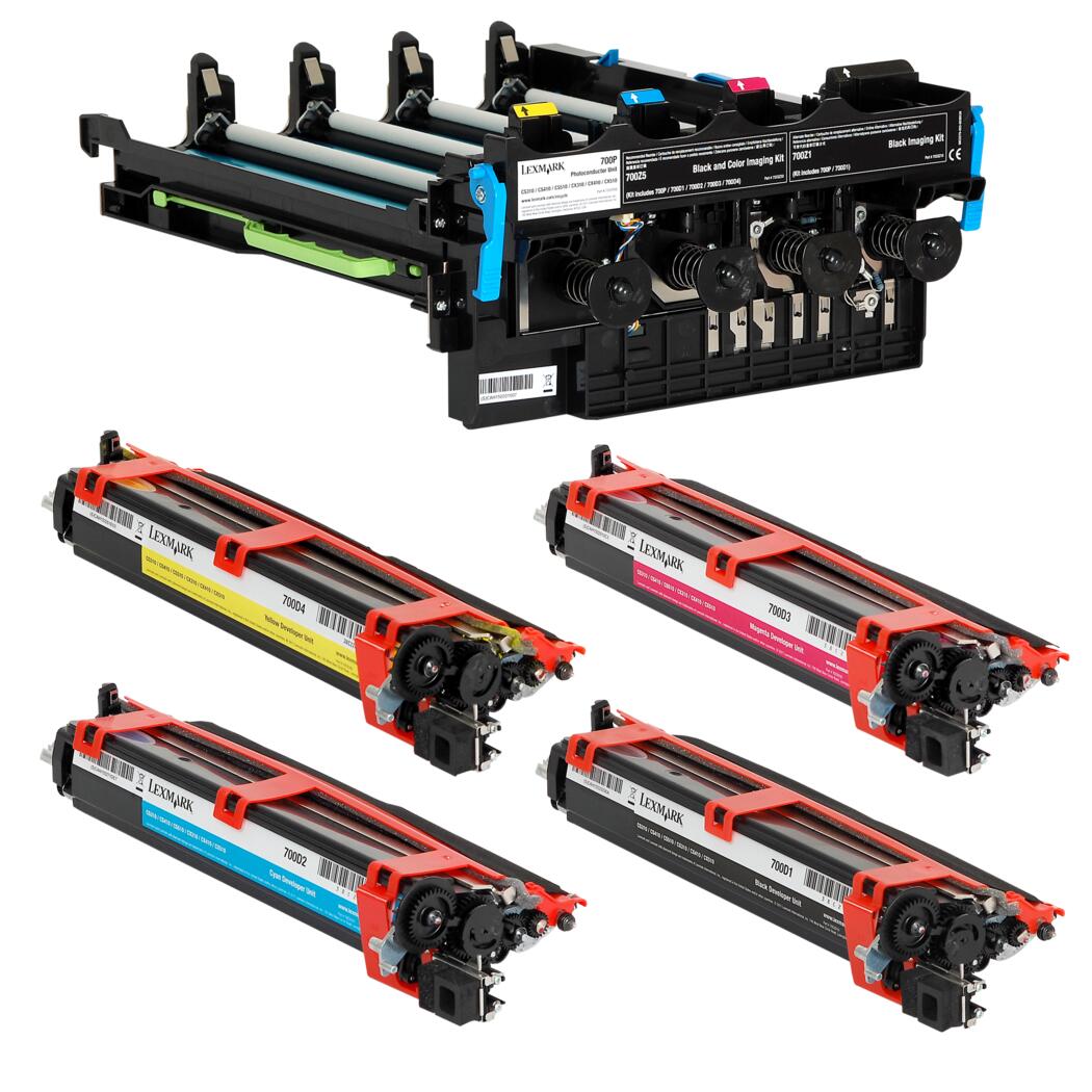 Lexm 700Z5 Bk & Clr Image Unit — Lexmark