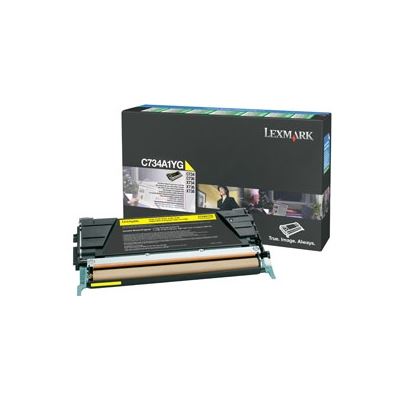 Lexm C734 Yellow Toner Cart — Lexmark