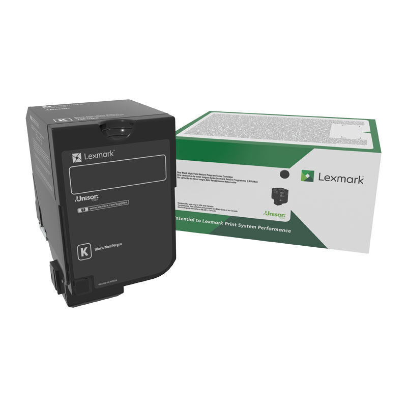 Lexm 74C6HK0 HY Black Toner — Lexmark