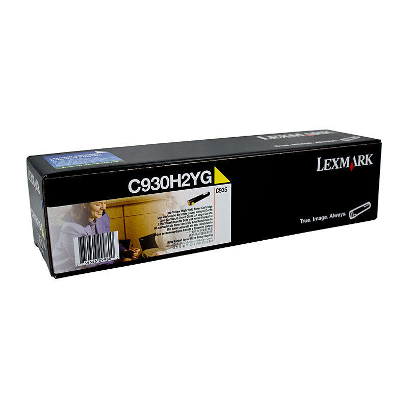 Lexm C930H2YG Yellow Toner — Lexmark