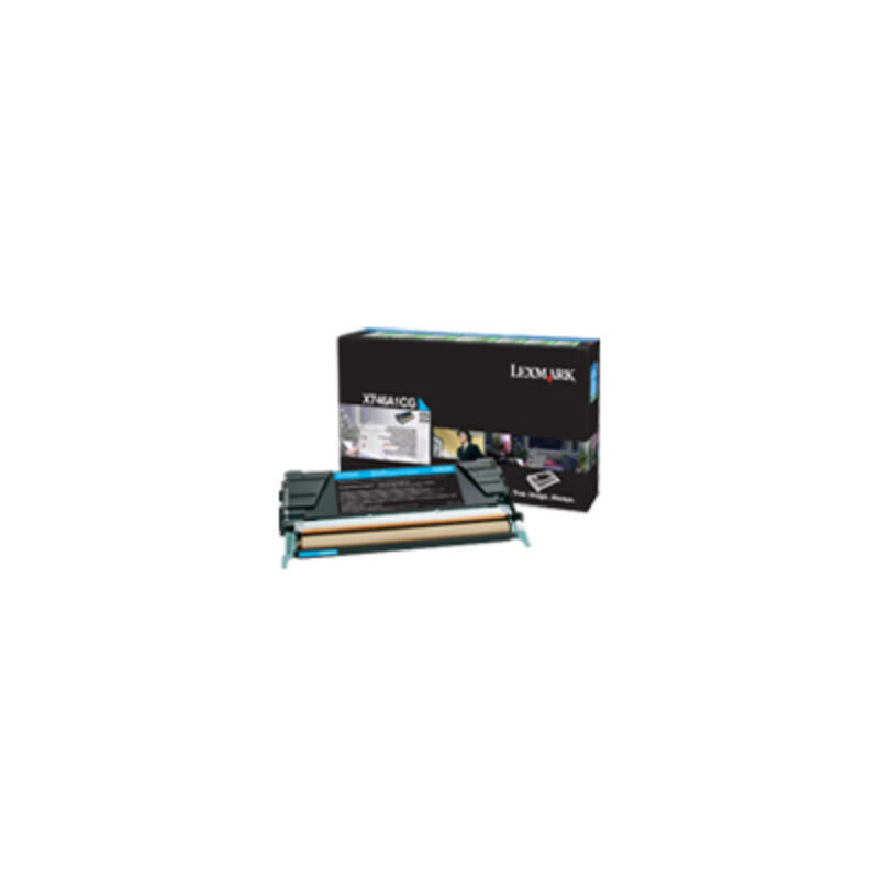 Lexm X746A1CG Cyan Pre Cart — Lexmark