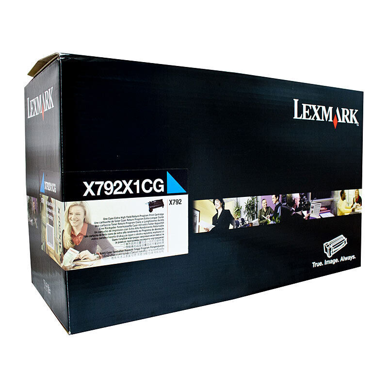 Lexm X792X1CG HY Pre Cyan Cart — Lexmark