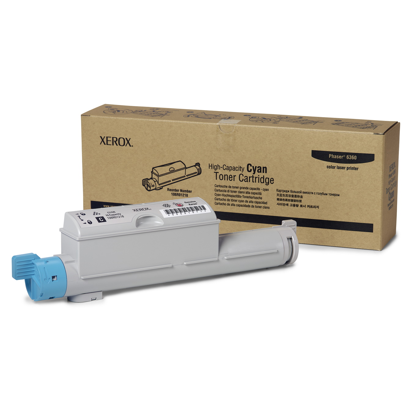 FX Phaser 106R01218 Cyan Toner — Fuji Xerox