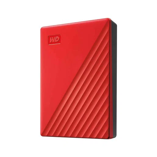 WD My Passport 4TB USB 3.2 Gen 1 External HDD Red — WD