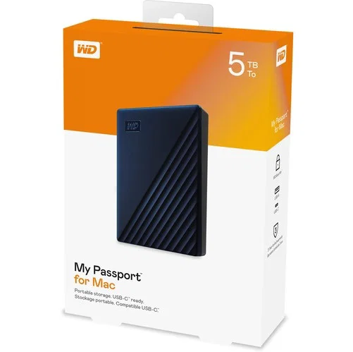WD My Passport for Mac 5TB USB 3.0 External HDD — WD
