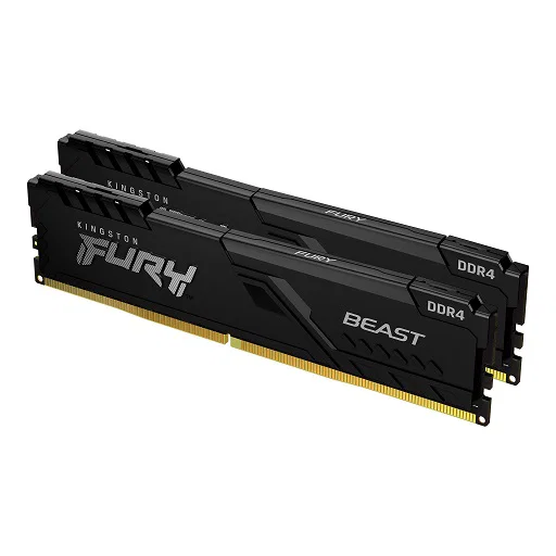 Kingston 32GB 3200MHZ DDR4 CL16 Dimm (Kit of 2) Fury Beast Black — Kingston