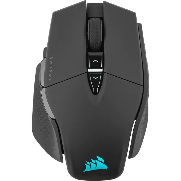 Corsair M65 RGB LED Ultra Wireless Optical Silver Alu Gaming Mouse - Black — Corsair