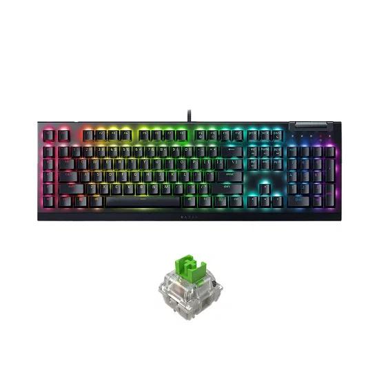 Razer Blackwidow V4 X - Mechanical Gaming Keyboard (Green Switch) - Us Layout - Frml — Razer