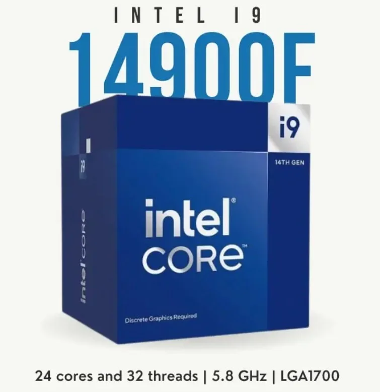 Intel Core I9 14900F Up to 5.80GHZ 36M Cache Fc-LGA16A Processor Without Builtin Graphic Card — Intel