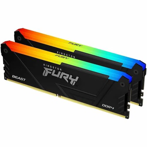 Kingston 32GB 3200MHZ DDR4 CL16 Dimm (Kit of 2) Fury Beast RGB — Kingston