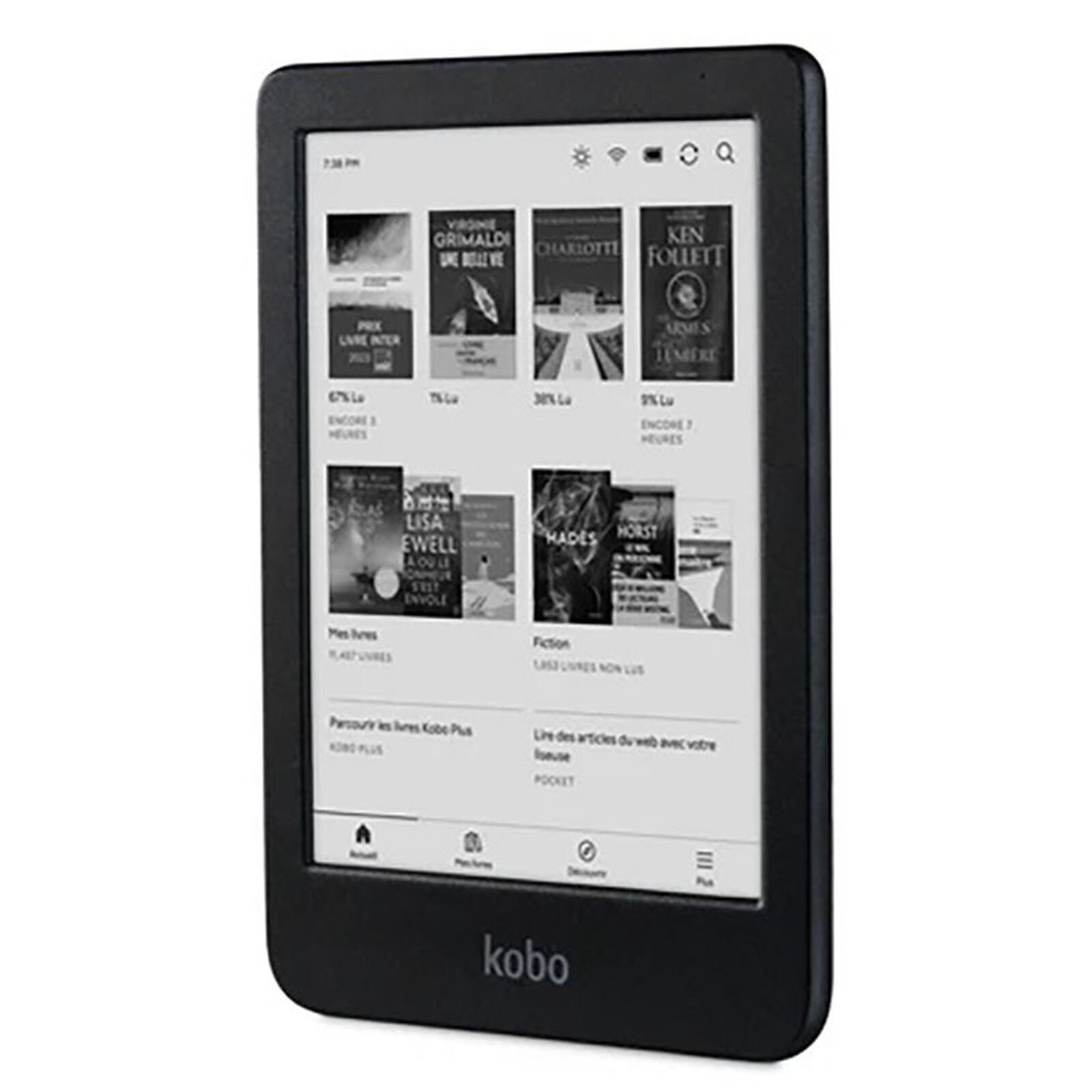 Kobo Clara Bw 6" E Ink Carta Display Comfort Light Pro & Waterproof E-Reader — Kobo