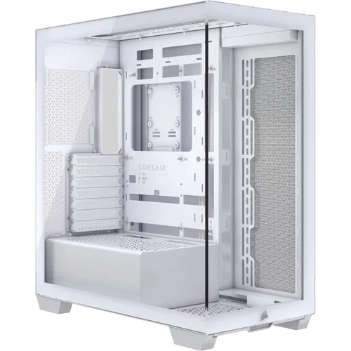 Corsair 3500X Mid-Tower PC Case Tempered Glass White — Corsair