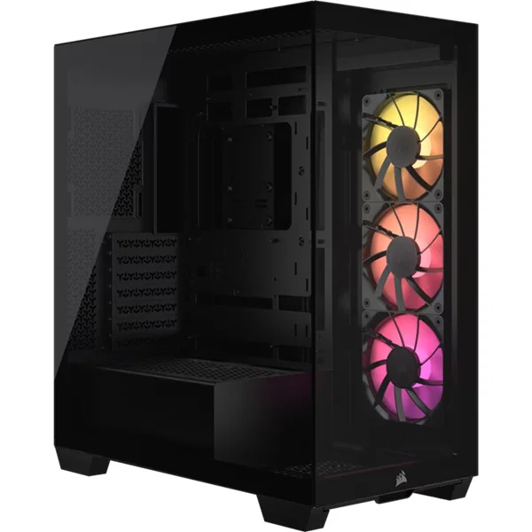 Corsair 3500X ARGB Tempered Glass Mid-Tower PC Case Black — Corsair
