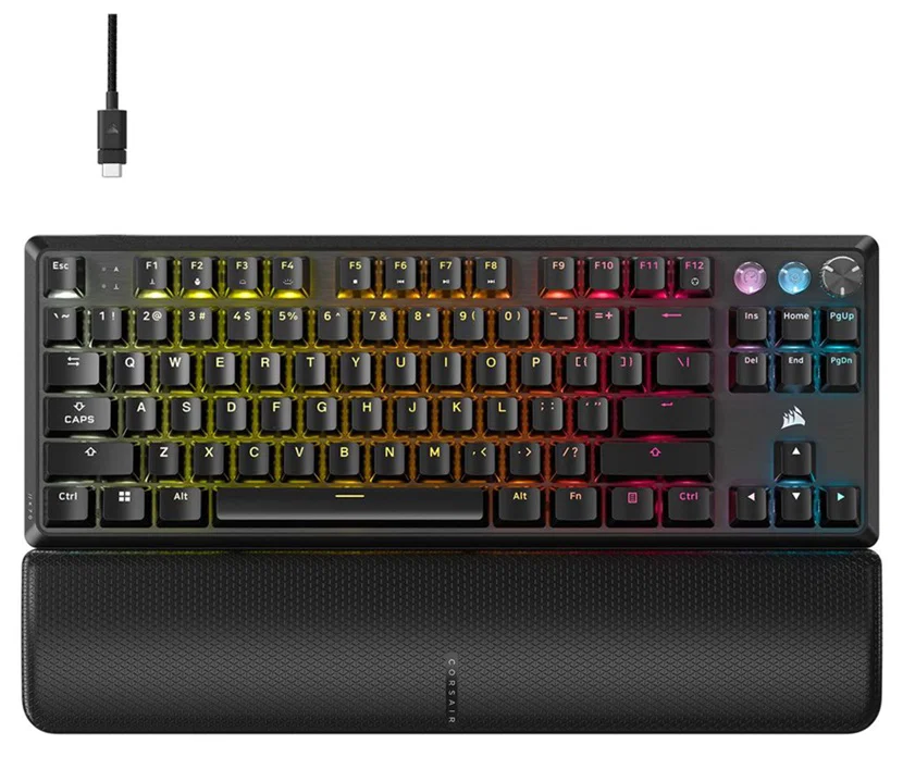 Corsair K70 Pro Tkl High Performance Hall Effect Rapid Trigger Gaming Keyboard - Black — Corsair
