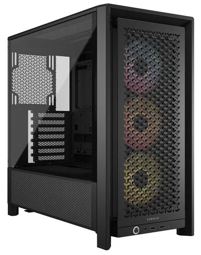 Corsair Frame 4000D Rs ARGB Mid-Tower PC Case, Black — Corsair