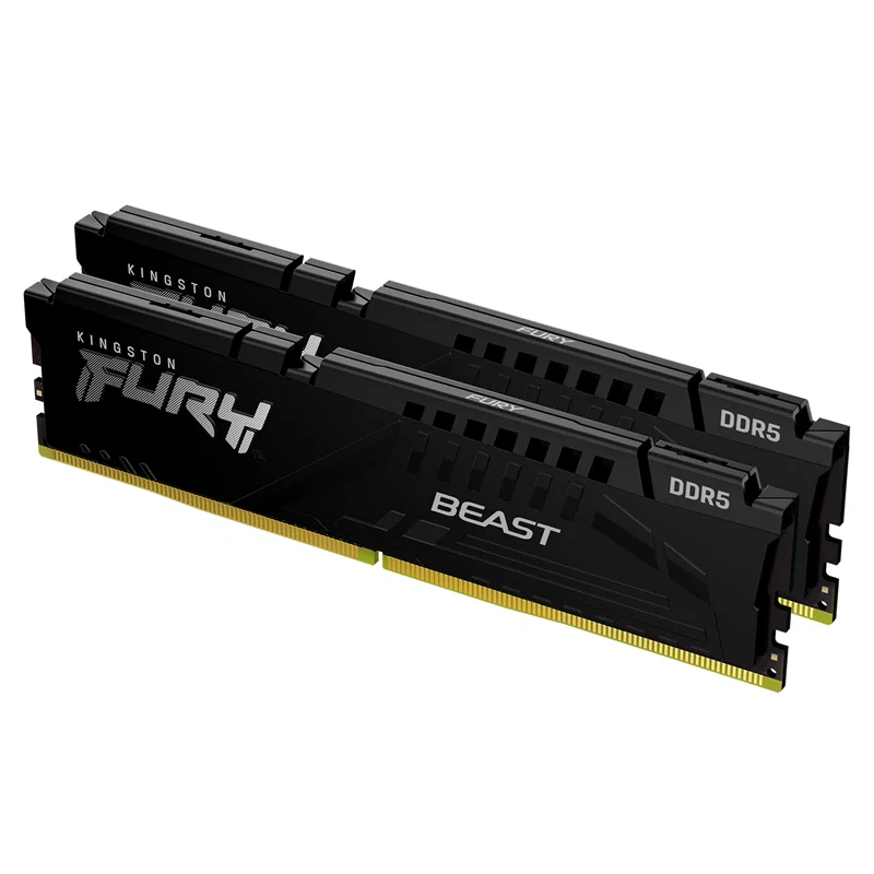 Kingston 64GB 6000MT/S DDR5 CL30 Dimm(Kit of 2) Fury Beast Black Expo — Kingston